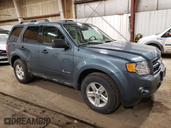 2011 Ford Escape Hybrid with VIN 1FMCU5K36BKB75605, listed as a Copart auction lot 47722395 with 62,661 mi miles and Salvage title. Bid and sale history available at DreamBid. Image 4.