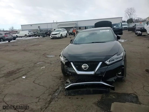 2020 Nissan Maxima SR with VIN 1N4AA6EV2LC379293, listed as a Copart auction lot 45374935 with 54,667 mi miles and Salvage Title. Bid and sale history available at carsss.com. Image 10.