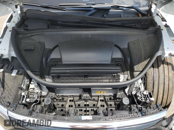 2023 Mercedes-Benz EQS with VIN 4JGDM2EB7PA017079, listed as a Copart auction lot 57424574 with 7,910 mi miles and Salvage Title. Bid and sale history available at carsss.com. Image 12.