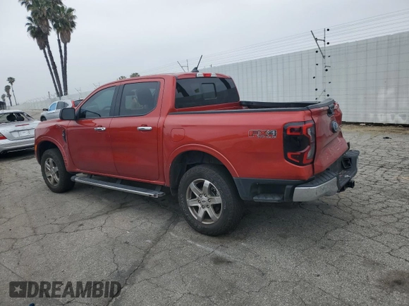 2024 Ford Ranger XLT with VIN 1FTER4HH5RLE09913, listed as a Copart auction lot 54896735 with 22,918 mi miles and Salvage title. Bid and sale history available at DreamBid. Image 2.