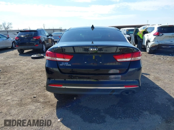 2018 Kia Optima LX with VIN 5XXGT4L36JG264505, listed as a IAAI auction lot 41888652 with 133,596 mi miles. Bid and sale history available at carsss.com. Image 17.