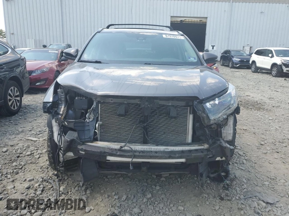 2019 Toyota Highlander SE with VIN 5TDJZRFH5KS602615, listed as a Copart auction lot 61910975 with 75,510 mi miles and Salvage title. Bid and sale history available at DreamBid. Image 5.
