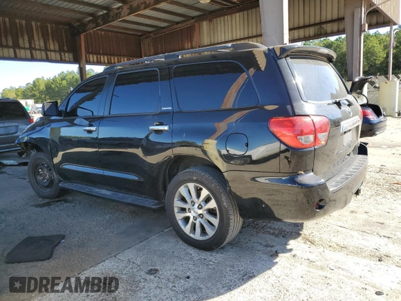 2014 Toyota Sequoia Limited with VIN 5TDKY5G17ES053201, listed as a Copart auction lot 76120664 with 0 mi miles and Salvage Title. Bid and sale history available at carsss.com. Image 2.