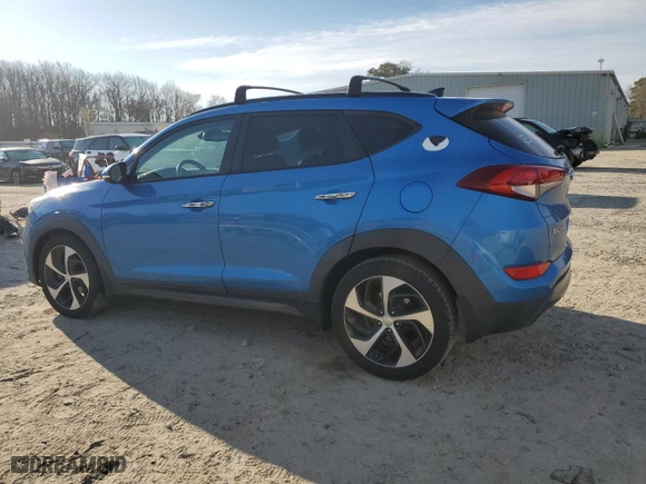 2016 Hyundai Tucson Limited with VIN KM8J33A28GU069207, listed as a Copart auction lot 48069845 with 94,538 mi miles and Salvage Title. Bid and sale history available at carsss.com. Image 2.