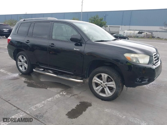 2008 Toyota Highlander Sport with VIN JTEES43A182025741, listed as a IAAI auction lot 41787557 with 168,543 mi miles. Bid and sale history available at carsss.com. Image 1.
