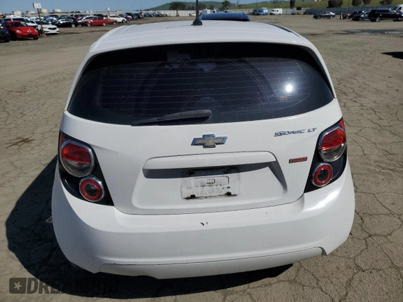 2013 Chevrolet Sonic LT with VIN 1G1JC6SB1D4204262, listed as a Copart auction lot 49508165 with 138,928 mi miles and Salvage Title. Bid and sale history available at carsss.com. Image 6.