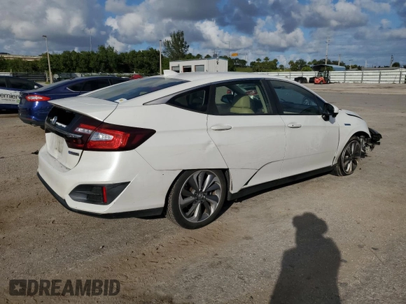 2018 Honda Clarity Plug-In Hybrid with VIN JHMZC5F12JC009678, listed as a Copart auction lot 80025584 with 60,876 mi miles and Salvage Title. Bid and sale history available at carsss.com. Image 3.