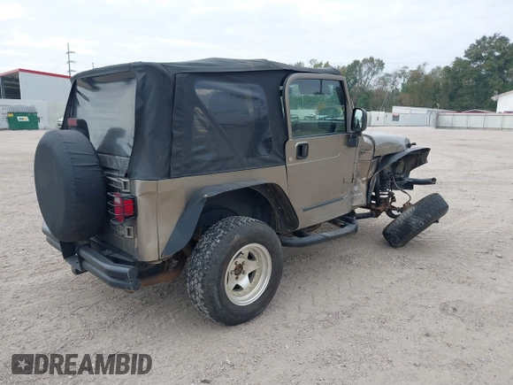 2003 Jeep Wrangler SE with VIN 1J4FA29113P304250, listed as a IAAI auction lot 40917099 with 191,589 mi miles. Bid and sale history available at carsss.com. Image 4.
