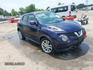 2015 Nissan Juke SV with VIN JN8AF5MR3FT506118, listed as a IAAI auction lot 42446575 with 183,443 mi miles and . Bid and sale history available at DreamBid. Image 1.