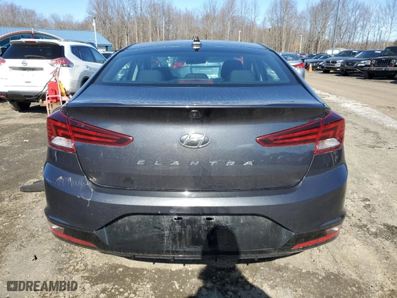 2020 Hyundai Elantra SEL with VIN 5NPD84LF3LH559129, listed as a Copart auction lot 46567875 with 84,474 mi miles and Salvage Title. Bid and sale history available at carsss.com. Image 6.