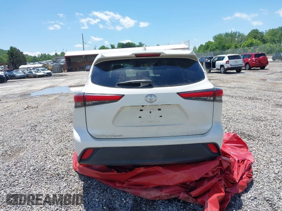 2021 Toyota Highlander L with VIN 5TDCZRAH6MS067507, listed as a IAAI auction lot 38480956 with 23,687 mi miles and . Bid and sale history available at DreamBid. Image 16.