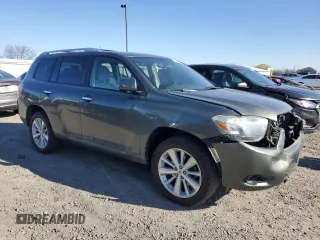 2010 Toyota Highlander Hybrid with VIN JTEBW3EH0A2044721, listed as a Copart auction lot 88714825 with 224,953 mi miles and Salvage Title. Bid and sale history available at carsss.com. Image 4.