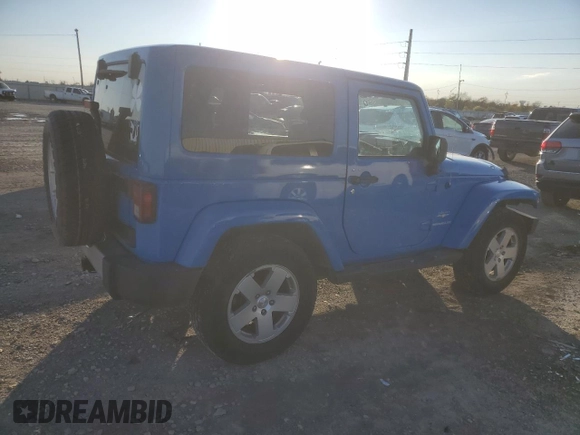 2011 Jeep Wrangler Sahara with VIN 1J4GA5D15BL632709, listed as a Copart auction lot 84118104 with 87,644 mi miles and Salvage Title. Bid and sale history available at DreamBid. Image 3.