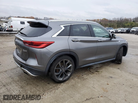 2019 Infiniti QX50 Pure с VIN 3PCAJ5M31KF145376, выставлен на аукционе Copart как лот 81305124 с пробегом 38 816 миль миль и Списание • Salvage title. История ставок и продаж доступна на DreamBid. Изображение 3.