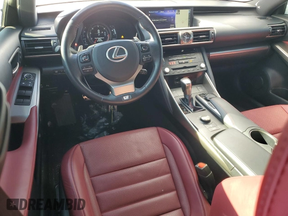 2018 Lexus IS 350 with VIN JTHBZ1D29J5033498, listed as a Copart auction lot 89280965 with 32,074 mi miles and Salvage title. Bid and sale history available at DreamBid. Image 8.