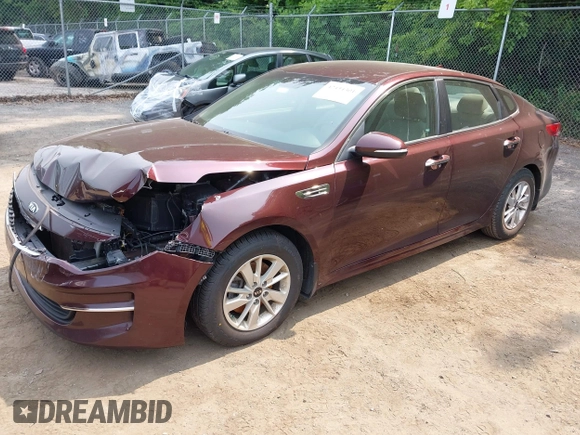 2018 Kia Optima LX with VIN 5XXGT4L36JG185545, listed as a IAAI auction lot 42434301 with 118,303 mi miles and . Bid and sale history available at DreamBid. Image 17.