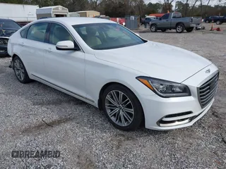 2020 Genesis G80 3.8L with VIN KMTFN4JE6LU337106, listed as a IAAI auction lot 41613021 with 55,680 mi miles. Bid and sale history available at carsss.com. Image 1.