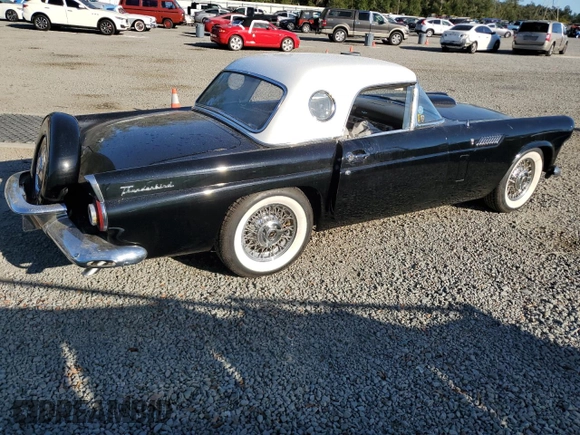 1956 Ford Thunderbird with VIN P6FH175346, listed as a Copart auction lot 80978544 with 649,864 mi miles and Salvage Title. Bid and sale history available at DreamBid. Image 3.