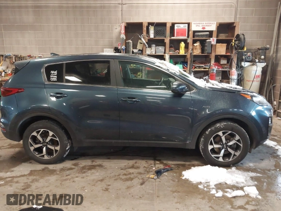 2021 Kia Sportage LX with VIN KNDPMCACXM7861454, listed as a IAAI auction lot 41596043 with 24,205 mi miles and . Bid and sale history available at carsss.com. Image 13.