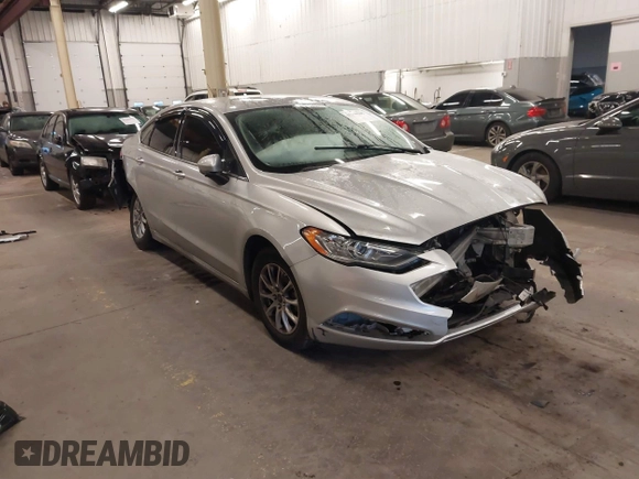 2017 Ford Fusion S with VIN 3FA6P0G79HR186602, listed as a IAAI auction lot 41360505 with Not Provided miles. Bid and sale history available at carsss.com. Image 1.