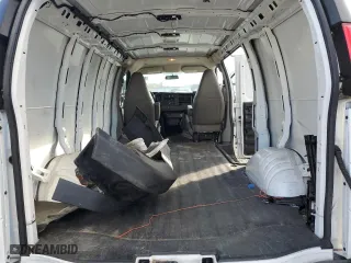 2021 Chevrolet Express Cargo Van with VIN 1GCWGAFP2M1305788, listed as a Copart auction lot 44830035 with 86,728 mi miles and Salvage Title. Bid and sale history available at carsss.com. Image 10.