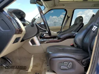 2014 Land Rover Range Rover Supercharged with VIN SALGS3TF4EA185528, listed as a Copart auction lot 61385675 with 83,334 mi miles and Salvage title. Bid and sale history available at DreamBid. Image 7.