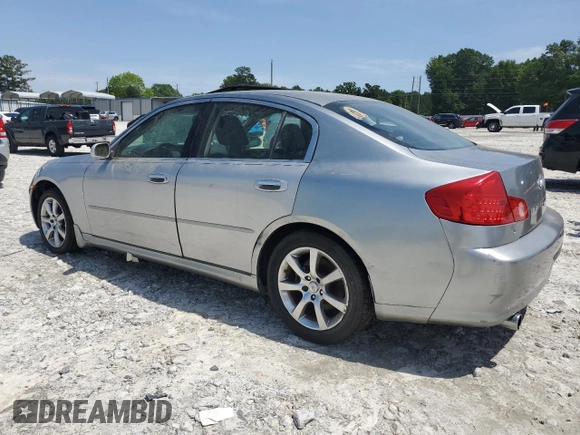 2006 Infiniti G35 with VIN JNKCV51F06M608342, listed as a Copart auction lot 57423235 with 166,928 mi miles and Clean Title. Bid and sale history available at DreamBid. Image 2.