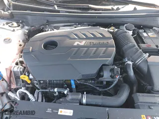 2025 Hyundai Elantra N with VIN KMHLW4DK9SU023797, listed as a IAAI auction lot 41433306 with 2,019 mi miles. Bid and sale history available at carsss.com. Image 10.