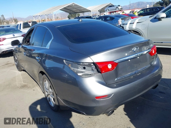 2017 Infiniti Q50 Signature Edition with VIN JN1EV7APXHM742747, listed as a IAAI auction lot 41278752 with 49,739 mi miles and . Bid and sale history available at DreamBid. Image 3.