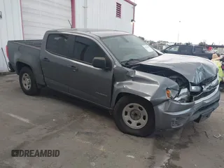 2019 Chevrolet Colorado 2WD Work Truck with VIN 1GCGSBEN9K1154678, listed as a IAAI auction lot 41535042 with 108,162 mi miles. Bid and sale history available at carsss.com. Image 1.
