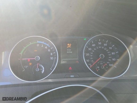 2015 Volkswagen e-Golf Limited Edition with VIN WVWKP7AU5FW906018, listed as a Copart auction lot 86098314 with 64,501 mi miles and Salvage Title. Bid and sale history available at carsss.com. Image 9.