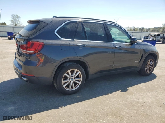 2015 BMW X5 sDrive35i with VIN 5UXKR2C59F0H35121, listed as a Copart auction lot 50539545 with 128,042 mi miles and Clean Title. Bid and sale history available at carsss.com. Image 3.