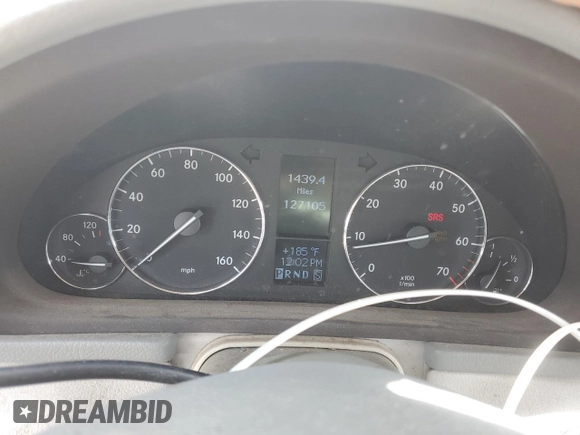 2006 Mercedes-Benz C 280 Luxury with VIN WDBRF54H56A871433, listed as a Copart auction lot 57302905 with 127,105 mi miles and Salvage title. Bid and sale history available at DreamBid. Image 9.