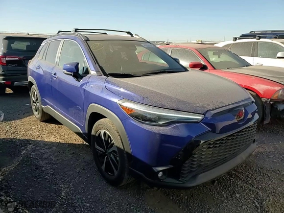 2023 Toyota Corolla Cross Hybrid S with VIN 7MUFBABG4PV004196, listed as a Copart auction lot 43976125 with 10,572 mi miles and Salvage Title. Bid and sale history available at carsss.com. Image 11.