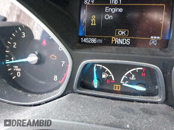 2017 Ford Escape SE with VIN 1FMCU9GD6HUB90367, listed as a IAAI auction lot 42088930 with 145,286 mi miles and . Bid and sale history available at DreamBid. Image 7.