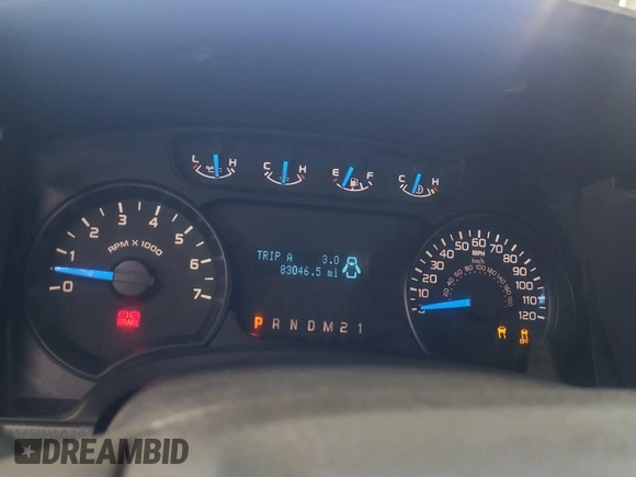 2014 Ford F-150 XL with VIN 1FTMF1CM3EKF10519, listed as a IAAI auction lot 42497990 with 83,043 mi miles and . Bid and sale history available at DreamBid. Image 1.