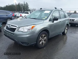 2015 Subaru Forester 2.5i with VIN JF2SJAAC3FG425704, listed as a IAAI auction lot 41220979 with 221,240 mi miles. Bid and sale history available at carsss.com. Image 2.