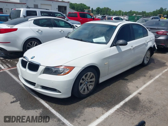 2007 BMW 3 Series 328i with VIN WBAVA33547KX83556, listed as a IAAI auction lot 42302137 with 108,686 mi miles and . Bid and sale history available at DreamBid. Image 17.