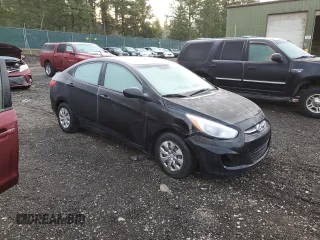 2016 Hyundai Accent SE with VIN KMHCT4AE1GU079702, listed as a Copart auction lot 74000593 with 89,614 mi miles. Bid and sale history available at carsss.com. Image 4.