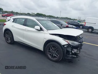 2018 Infiniti QX30 Luxury with VIN SJKCH5CP1JA053066, listed as a IAAI auction lot 42437633 with 81,877 mi miles and . Bid and sale history available at DreamBid. Image 1.