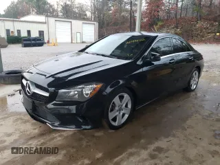 2018 Mercedes-Benz CLA with VIN WDDSJ4GB3JN582710, listed as a Copart auction lot 70184682 with 64,505 mi miles. Bid and sale history available at carsss.com. Image 1.