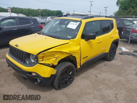 2018 Jeep Renegade Upland z VIN ZACCJBABXJPJ08673, wystawiony jako IAAI lot #42274730 z przebiegiem 150 170 mil mil oraz . Historia ofert i sprzedaży dostępna na DreamBid. Obrazek 17.