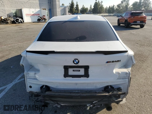 2017 BMW 2 Series M240i with VIN WBA2G1C39HV638985, listed as a Copart auction lot 73251224 with 53,721 mi miles and Salvage Title. Bid and sale history available at carsss.com. Image 6.