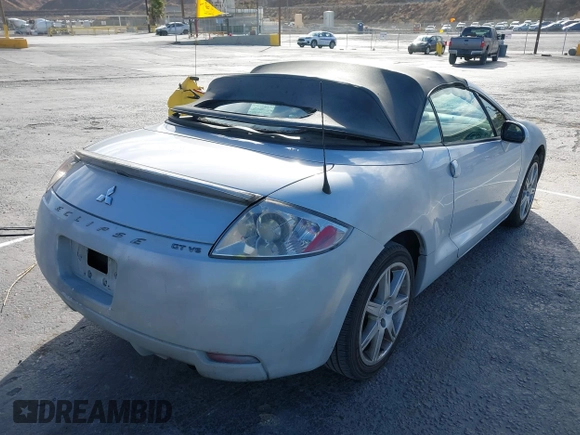 2007 Mitsubishi Eclipse GT with VIN 4A3AL35T47E001145, listed as a IAAI auction lot 41261610 with 185,256 mi miles and . Bid and sale history available at DreamBid. Image 4.