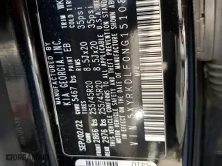2022 Kia Sorento SX with VIN 5XYRKDLF0NG151088, listed as a Copart auction lot 84965254 with 50,697 mi miles and Salvage Title. Bid and sale history available at carsss.com. Image 14.