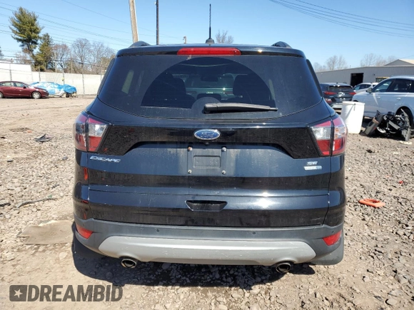 2017 Ford Escape SE with VIN 1FMCU9GD2HUD63690, listed as a Copart auction lot 47645275 with 66,735 mi miles and Salvage Title. Bid and sale history available at carsss.com. Image 6.