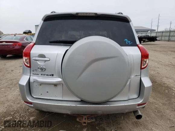 2008 Toyota RAV4 with VIN JTMBK33V286038799, listed as a Copart auction lot 52252825 with 212,260 mi miles and Clean Title. Bid and sale history available at carsss.com. Image 6.