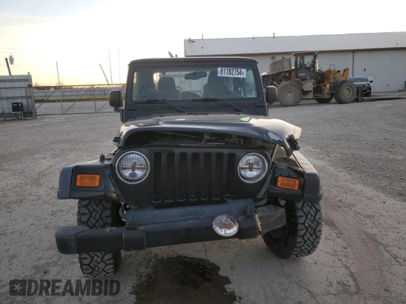 2005 Jeep Wrangler Rubicon with VIN 1J4FA69S55P317666, listed as a Copart auction lot 81782754 with 119,954 mi miles and Salvage Title. Bid and sale history available at carsss.com. Image 5.