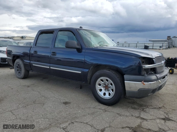 2005 Chevrolet Silverado 1500 LS with VIN 2GCEC13T051300397, listed as a Copart auction lot 48182355 with 0 mi miles and Salvage Title. Bid and sale history available at carsss.com. Image 4.