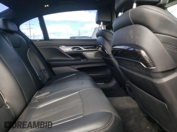 2017 BMW 7 Series 750i with VIN WBA7F0C30HGM21882, listed as a Copart auction lot 46093973 with 53,535 mi miles. Bid and sale history available at carsss.com. Image 10.
